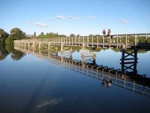 Footbridge at Brunswick Heads