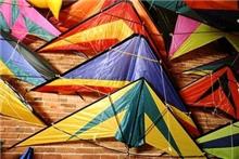collage of kites